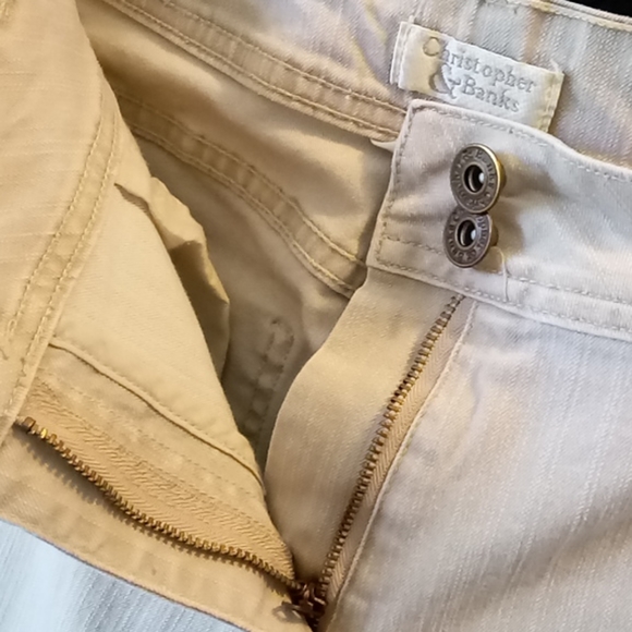 ♥️Christopher Banks stretch size 10 stretch Capri - Picture 3 of 6